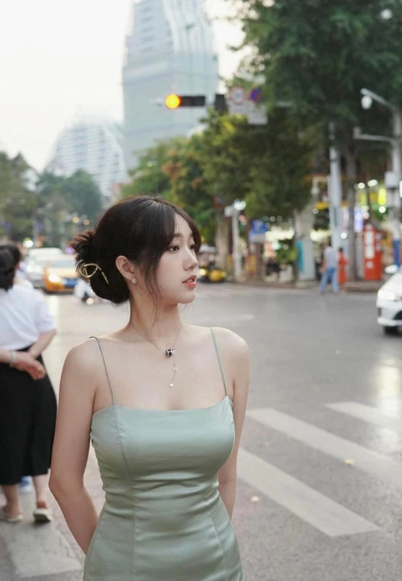 Ảnh chụp trước gương che mặt phong cách Hàn Quốc rất được ưa chuộng