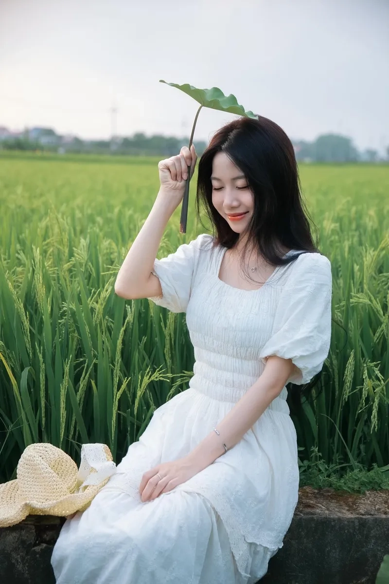 Vẻ đẹp gái nông thôn mặt mộc